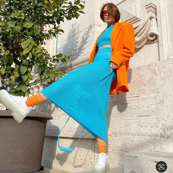 Zara 2 pcs Pointelle knit sweater - Picture 5 of 16